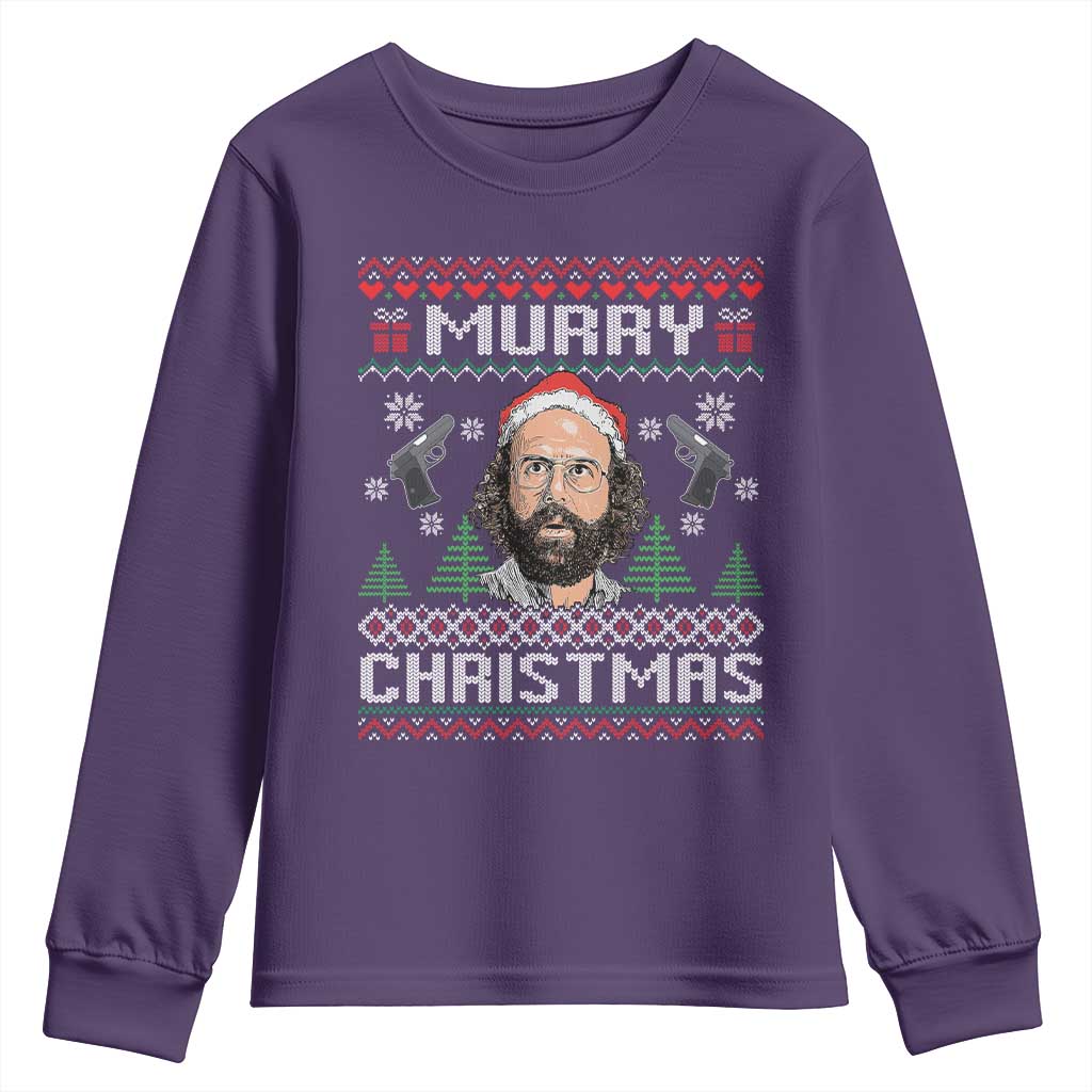 Murray Christmas Youth Sweatshirt Funny Stranger Holiday Meme - Wonder Print Shop