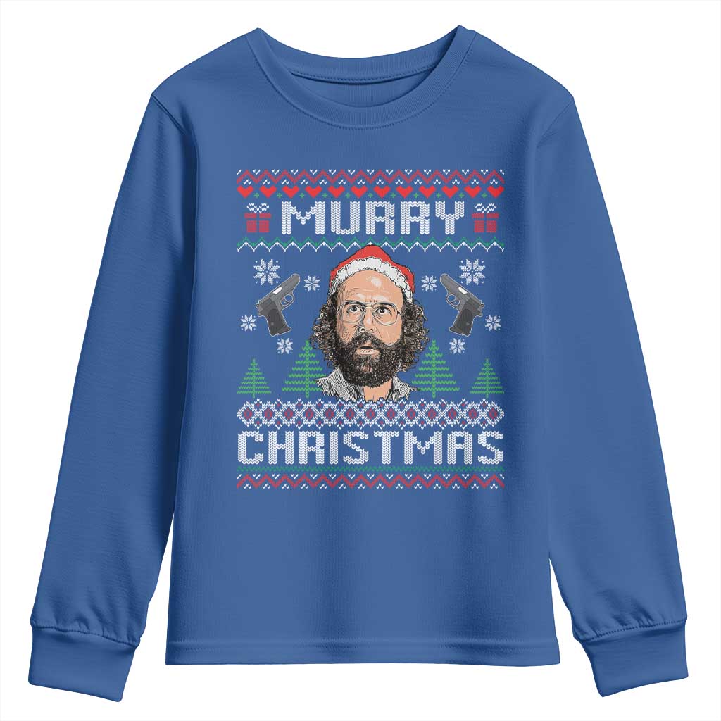 Murray Christmas Youth Sweatshirt Funny Stranger Holiday Meme - Wonder Print Shop