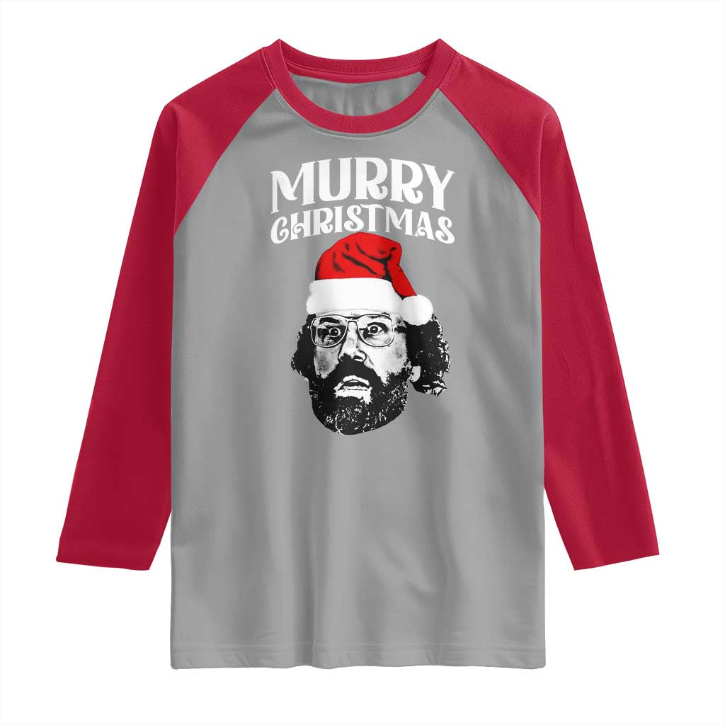 Murray Christmas Raglan Shirt Funny Stranger Xmas - Wonder Print Shop
