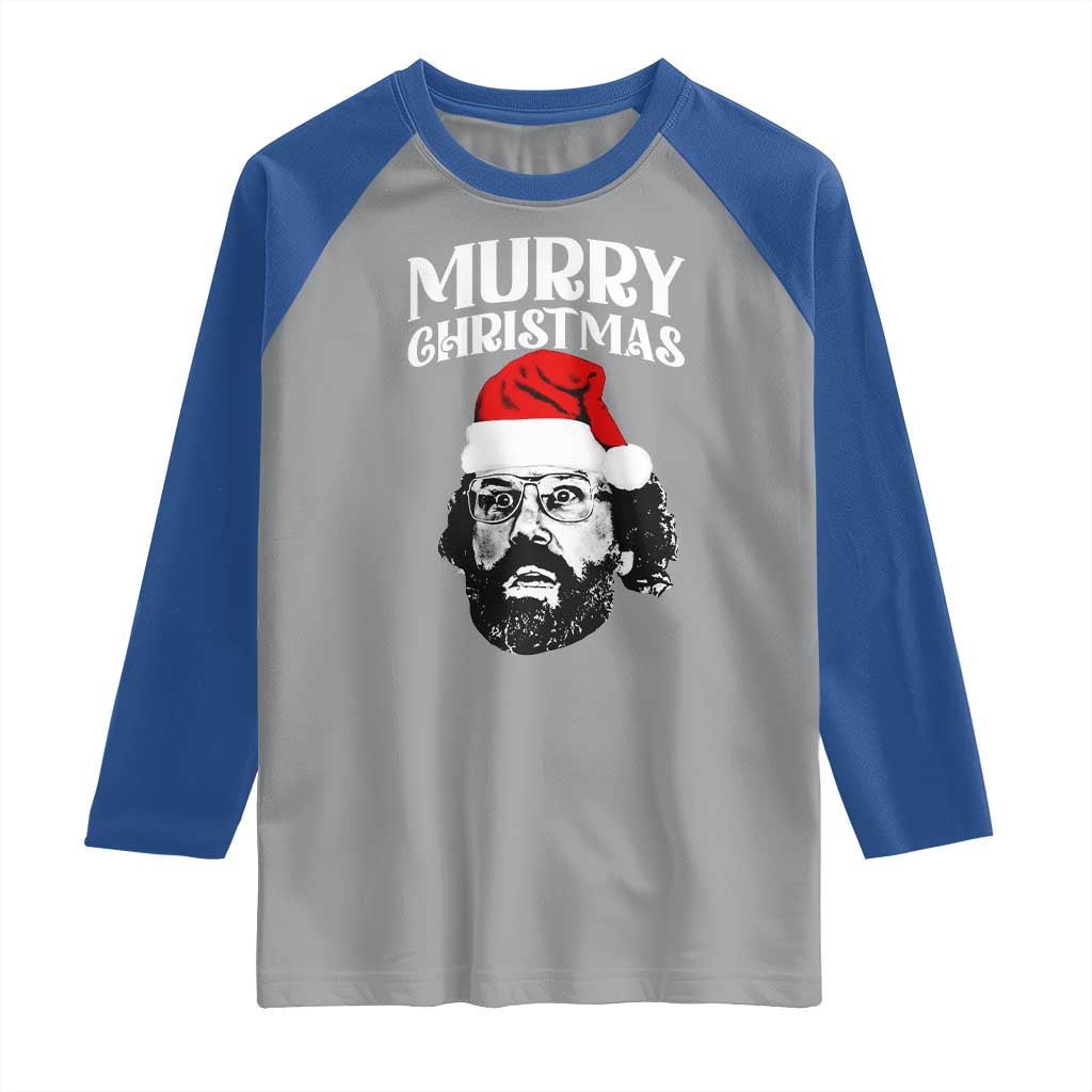 Murray Christmas Raglan Shirt Funny Stranger Xmas - Wonder Print Shop