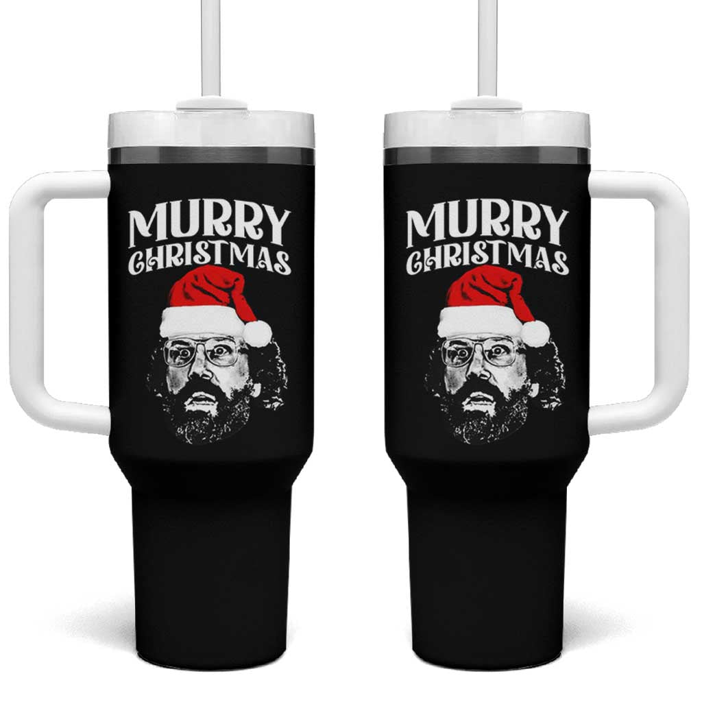 Murray Christmas Tumbler With Handle Funny Stranger Xmas - Wonder Print Shop