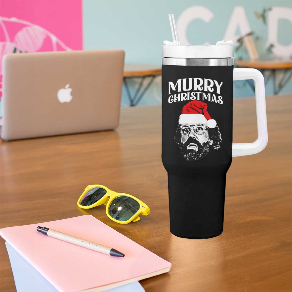 Murray Christmas Tumbler With Handle Funny Stranger Xmas - Wonder Print Shop