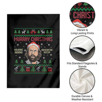 Stranger Christmas Garden Flag Funny Murray Hawkins - Wonder Print Shop