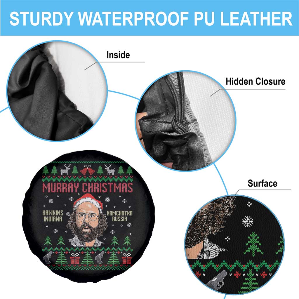 Stranger Christmas Spare Tire Cover Funny Murray Hawkins - Wonder Print Shop