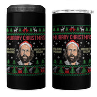Stranger Christmas 4 in 1 Can Cooler Tumbler Funny Murray Hawkins - Wonder Print Shop