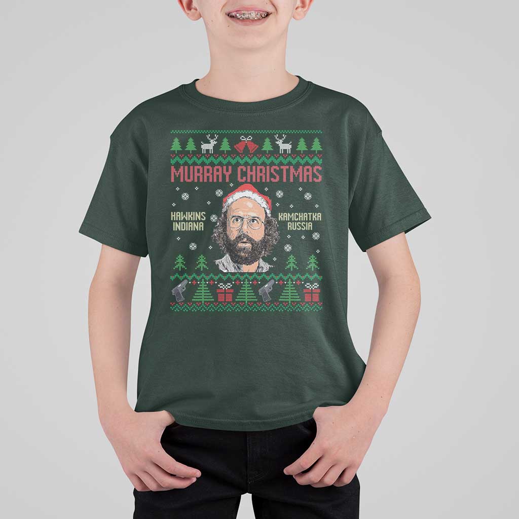 Stranger Christmas T Shirt For Kid Funny Murray Hawkins - Wonder Print Shop