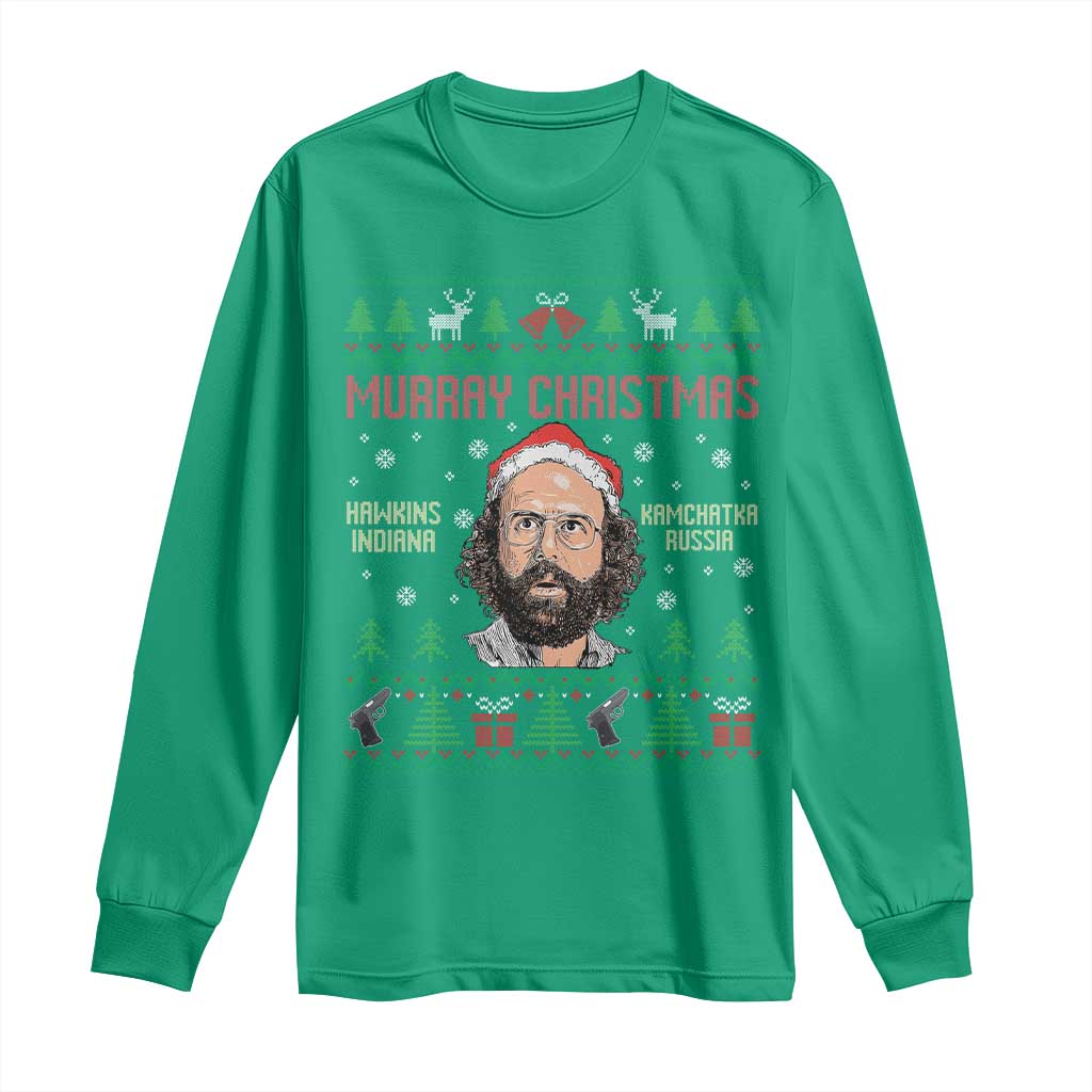 Stranger Christmas Long Sleeve Shirt Funny Murray Hawkins - Wonder Print Shop
