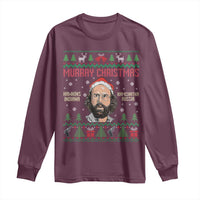 Stranger Christmas Long Sleeve Shirt Funny Murray Hawkins - Wonder Print Shop