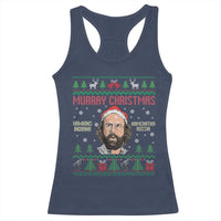 Stranger Christmas Racerback Tank Top Funny Murray Hawkins - Wonder Print Shop