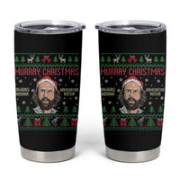 Stranger Christmas Tumbler Cup Funny Murray Hawkins - Wonder Print Shop