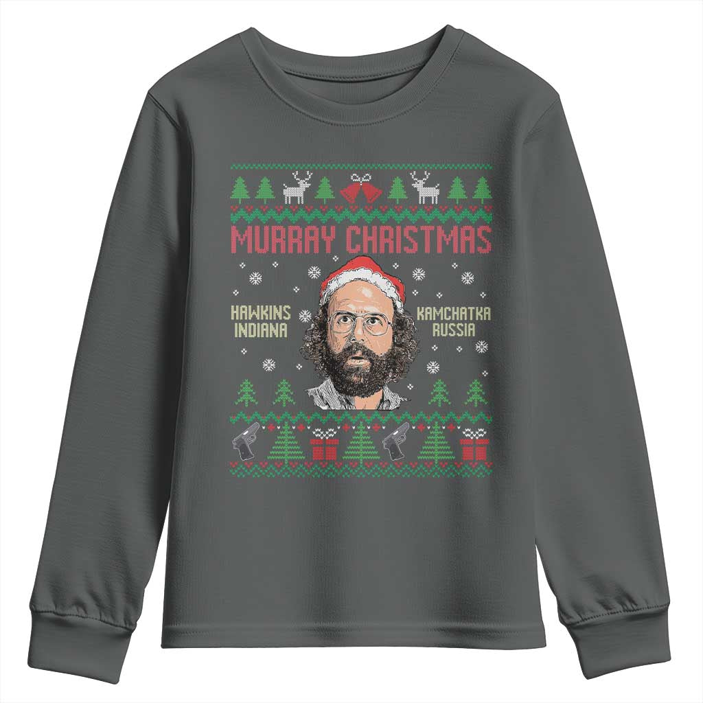 Stranger Christmas Youth Sweatshirt Funny Murray Hawkins - Wonder Print Shop