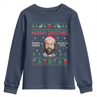 Stranger Christmas Youth Sweatshirt Funny Murray Hawkins - Wonder Print Shop