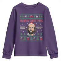 Stranger Christmas Youth Sweatshirt Funny Murray Hawkins - Wonder Print Shop