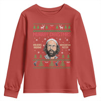 Stranger Christmas Youth Sweatshirt Funny Murray Hawkins - Wonder Print Shop