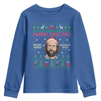 Stranger Christmas Youth Sweatshirt Funny Murray Hawkins - Wonder Print Shop