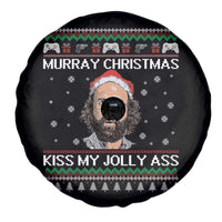 Stranger Christmas Spare Tire Cover Santa Murray Kiss My Jolly Ass - Wonder Print Shop