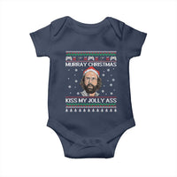 Stranger Christmas Baby Onesie Santa Murray Kiss My Jolly Ass - Wonder Print Shop