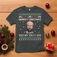 Stranger Christmas T Shirt Santa Murray Kiss My Jolly Ass - Wonder Print Shop