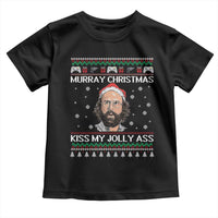 Stranger Christmas Toddler T Shirt Santa Murray Kiss My Jolly Ass - Wonder Print Shop