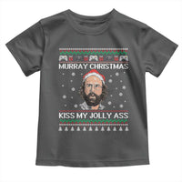 Stranger Christmas Toddler T Shirt Santa Murray Kiss My Jolly Ass - Wonder Print Shop