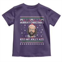 Stranger Christmas Toddler T Shirt Santa Murray Kiss My Jolly Ass - Wonder Print Shop