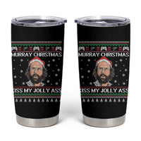 Stranger Christmas Tumbler Cup Santa Murray Kiss My Jolly Ass - Wonder Print Shop