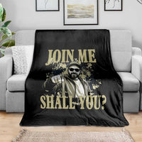 Adam Memorial Tribute Throw Blanket Join Me Shall You