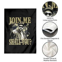 Adam Memorial Tribute Garden Flag Join Me Shall You