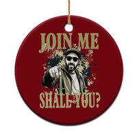 Adam Memorial Tribute Ceramic Ornament Join Me Shall You