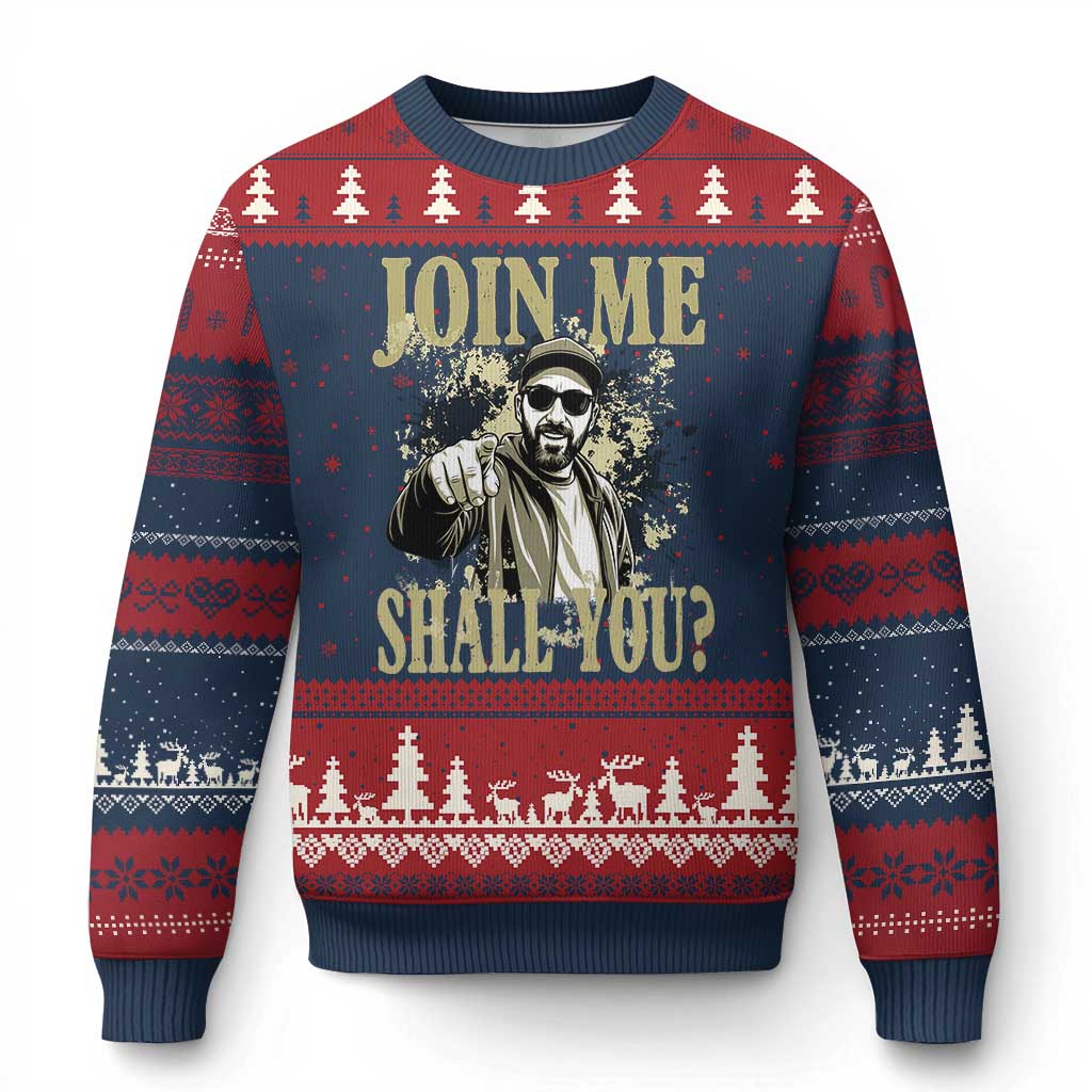 Adam Memorial Tribute Ugly Christmas Sweater Join Me Shall You