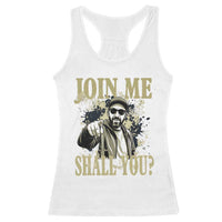 Adam Memorial Tribute Racerback Tank Top Join Me Shall You