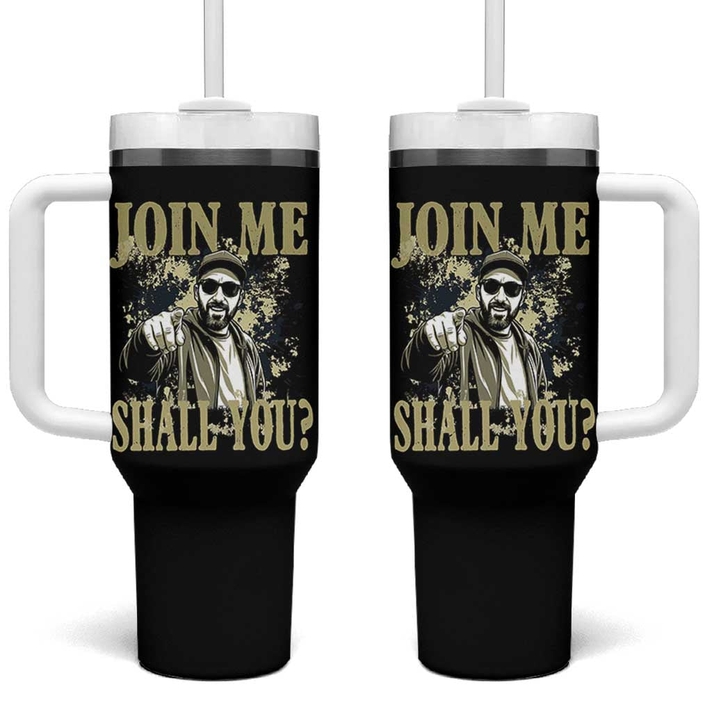 Adam Memorial Tribute Tumbler With Handle Join Me Shall You
