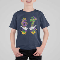 67 Mardi Gras Meme T Shirt For Kid Funny Six Seven Hand Carnival Trendy