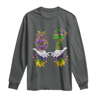 67 Mardi Gras Meme Long Sleeve Shirt Funny Six Seven Hand Carnival Trendy