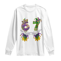 67 Mardi Gras Meme Long Sleeve Shirt Funny Six Seven Hand Carnival Trendy