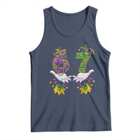 67 Mardi Gras Meme Tank Top Funny Six Seven Hand Carnival Trendy