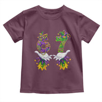 67 Mardi Gras Meme Toddler T Shirt Funny Six Seven Hand Carnival Trendy