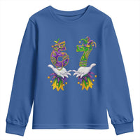 67 Mardi Gras Meme Youth Sweatshirt Funny Six Seven Hand Carnival Trendy