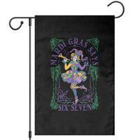 67 Mardi Gras Garden Flag Funny Six Seven Carnival Trendy