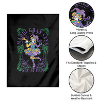 67 Mardi Gras Garden Flag Funny Six Seven Carnival Trendy