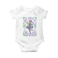 67 Mardi Gras Baby Onesie Funny Six Seven Carnival Trendy