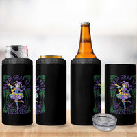 67 Mardi Gras 4 in 1 Can Cooler Tumbler Funny Six Seven Carnival Trendy