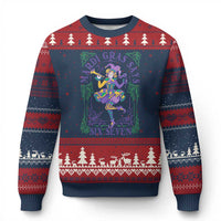 67 Mardi Gras Ugly Christmas Sweater Funny Six Seven Carnival Trendy