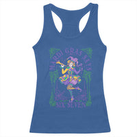 67 Mardi Gras Racerback Tank Top Funny Six Seven Carnival Trendy