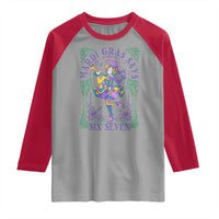 67 Mardi Gras Raglan Shirt Funny Six Seven Carnival Trendy