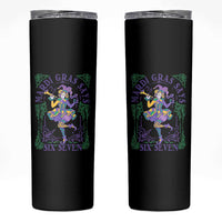 67 Mardi Gras Skinny Tumbler Funny Six Seven Carnival Trendy