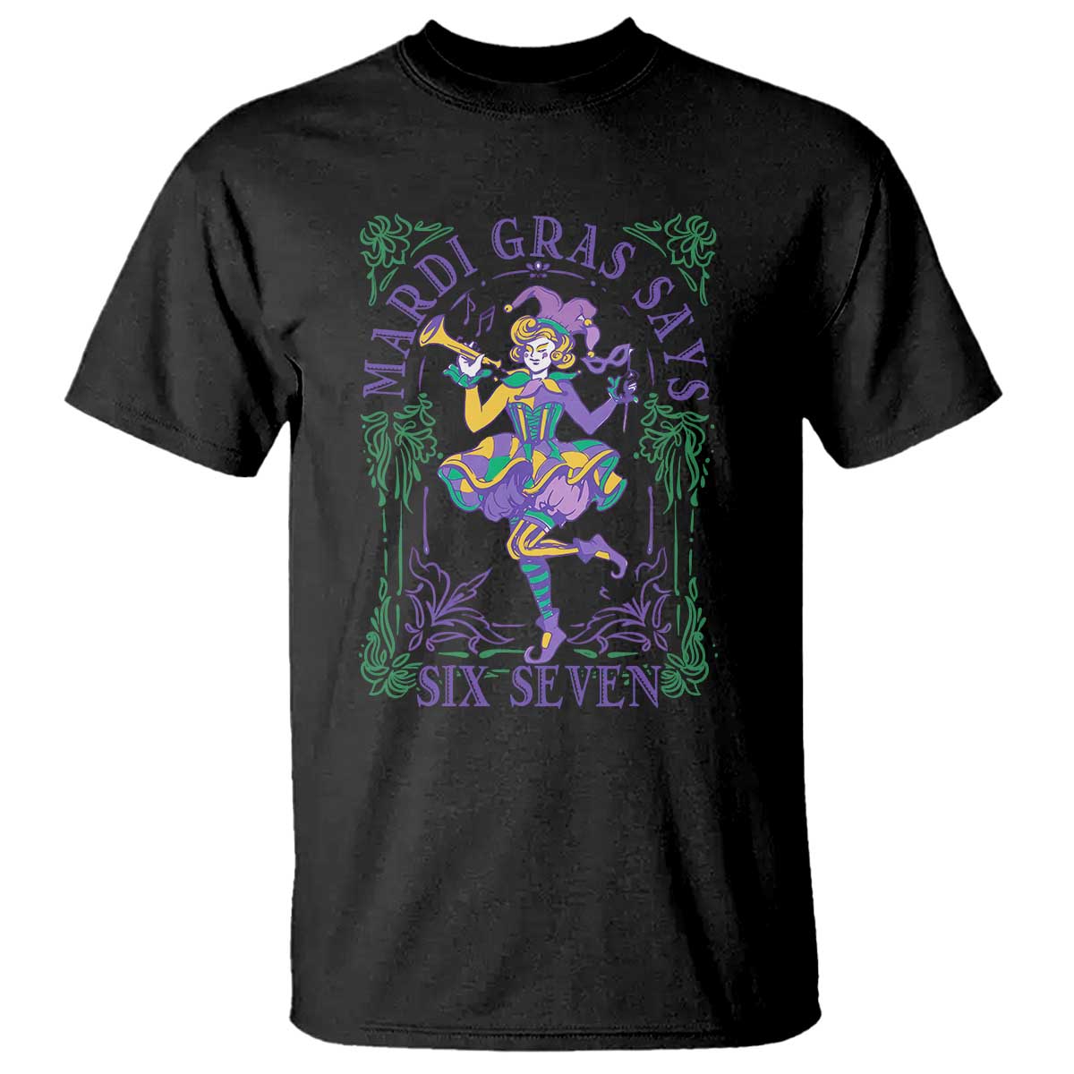 67 Mardi Gras T Shirt Funny Six Seven Carnival Trendy