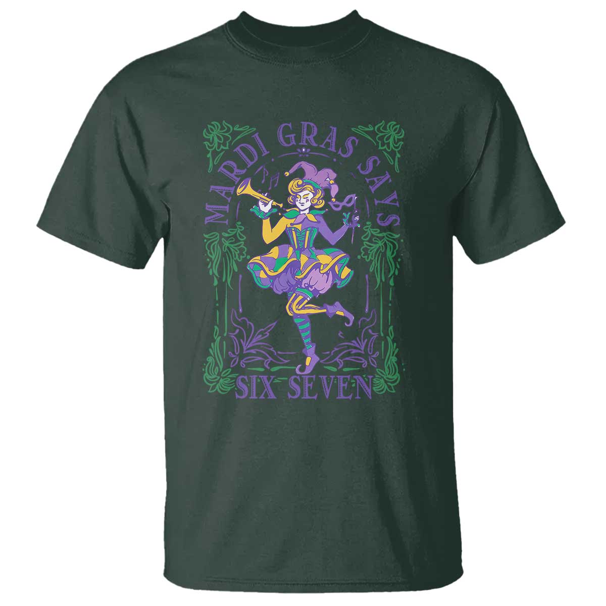 67 Mardi Gras T Shirt Funny Six Seven Carnival Trendy