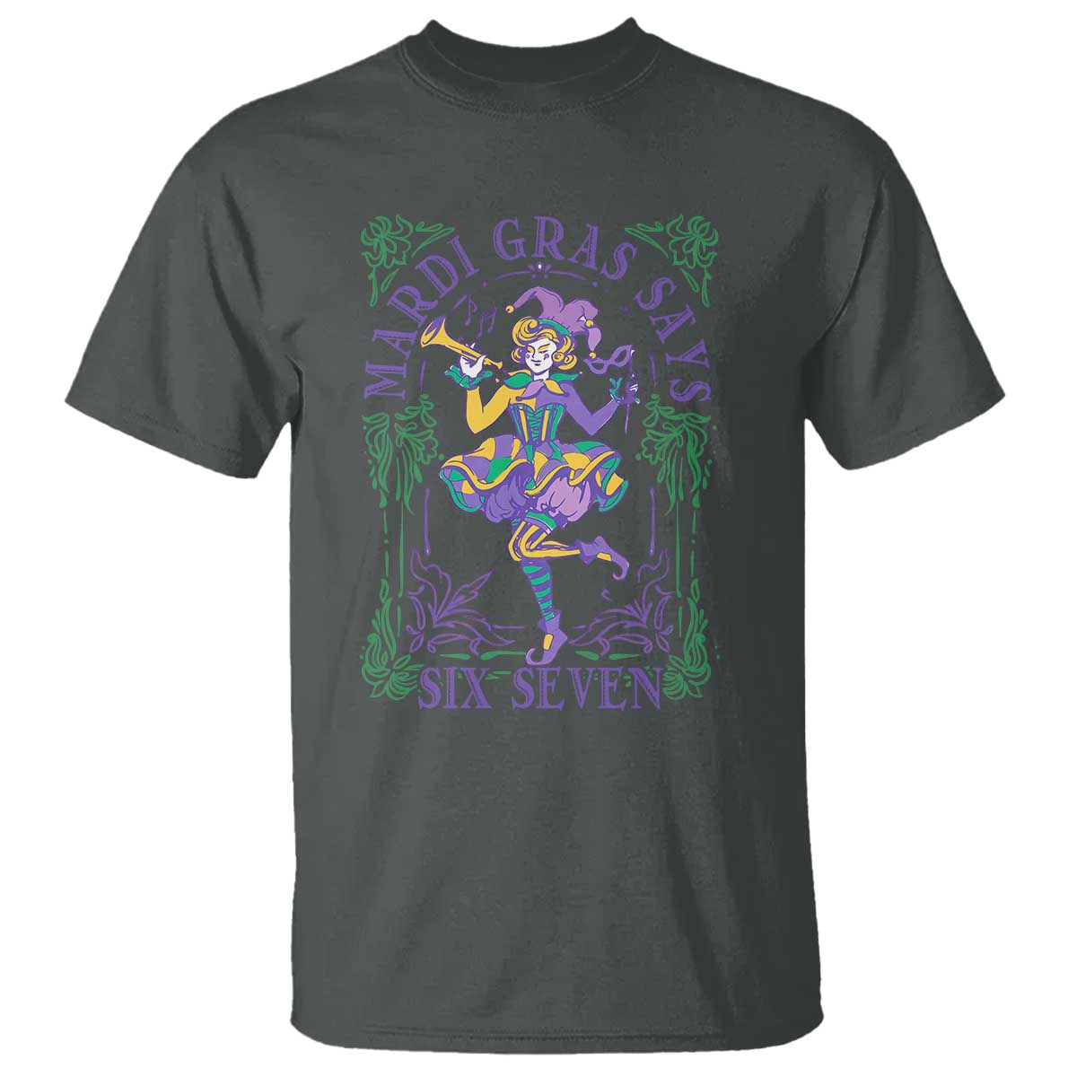 67 Mardi Gras T Shirt Funny Six Seven Carnival Trendy