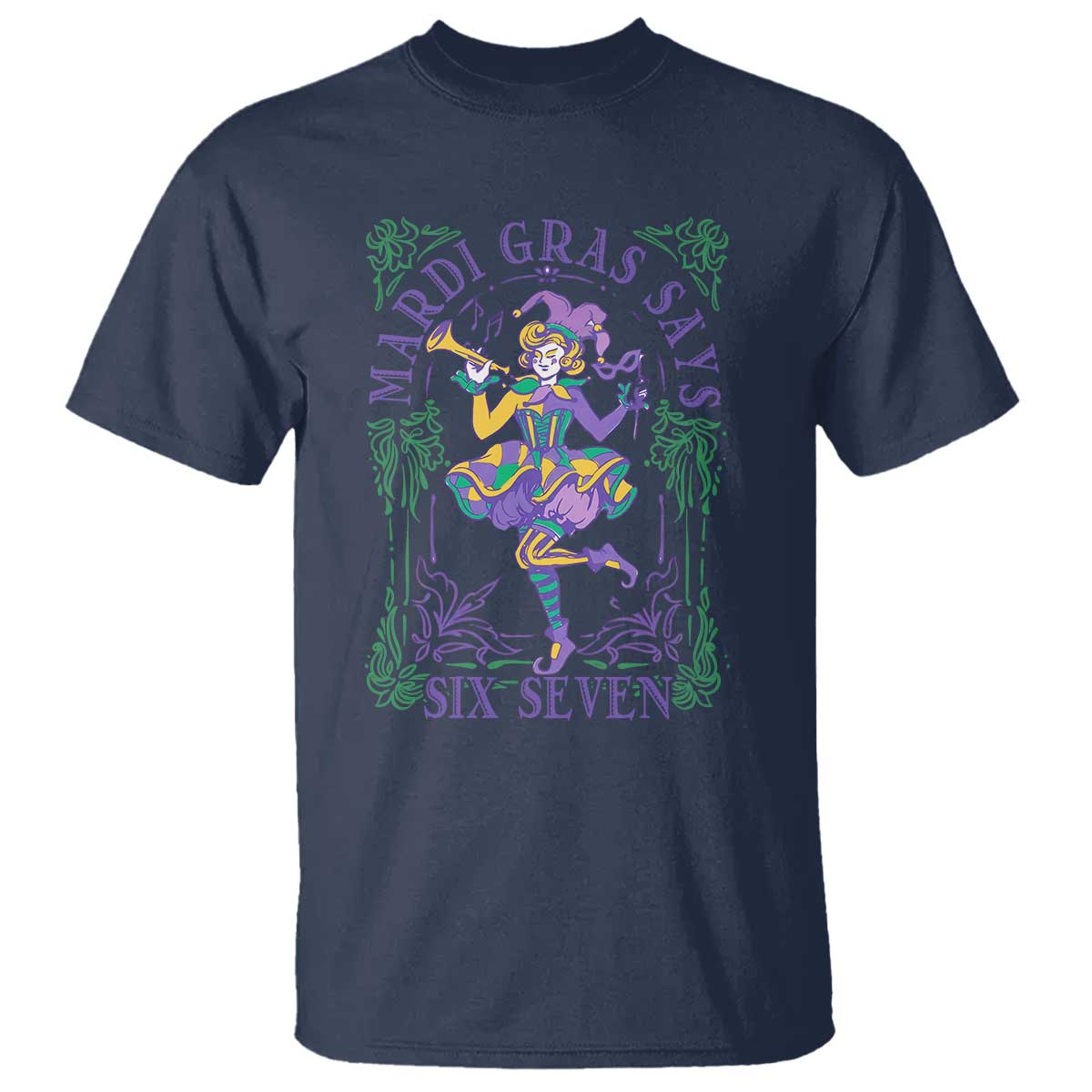 67 Mardi Gras T Shirt Funny Six Seven Carnival Trendy